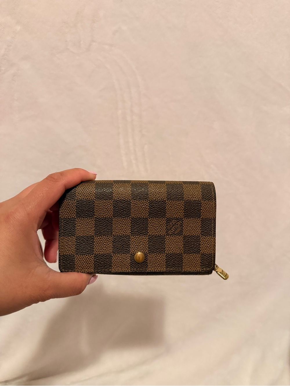 Louis Vuitton Porte Monnaie Trésor Wallet Damier Ebene CA1908